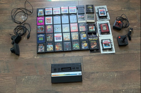 Atari Bundle - w/ 4 Controllers (2 joysticks), & 37 Games!
