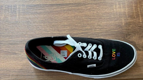 " Love Is " - VANS - Size 10.5*